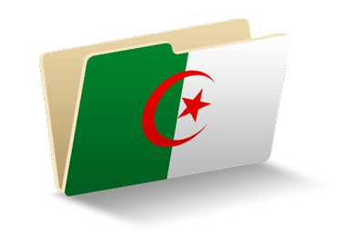 アルジェリア民主人民共和国の国旗-フォルダ