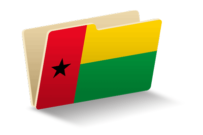 ギニアビサウ共和国の国旗-フォルダ