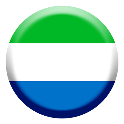 シエラレオネ共和国の国旗-コイン