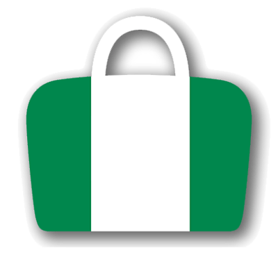 ナイジェリア連邦共和国の国旗-バッグ