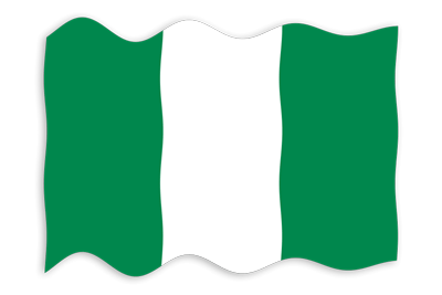 ナイジェリア連邦共和国の国旗-波