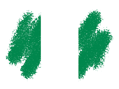 ナイジェリア連邦共和国の国旗-クレヨン1
