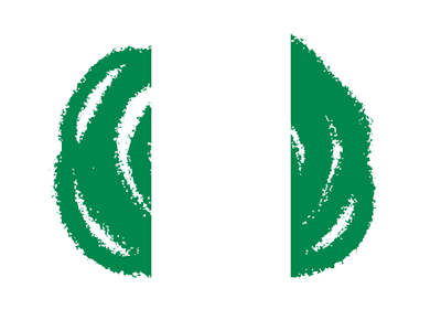 ナイジェリア連邦共和国の国旗-クラヨン2