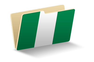 ナイジェリア連邦共和国の国旗-フォルダ