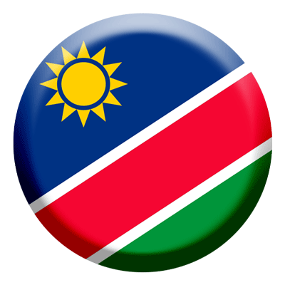 ナミビア共和国の国旗-コイン