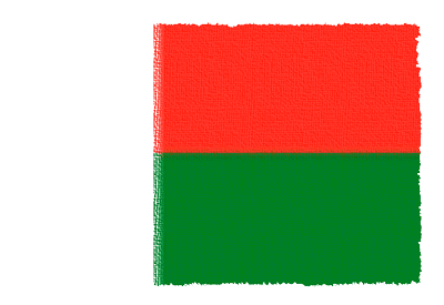 マダガスカル共和国の国旗-パステル