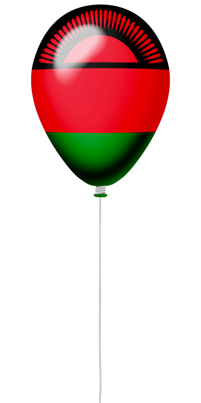 マラウィ共和国の国旗-風せん