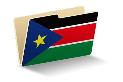 南スーダン共和国の国旗-フォルダ