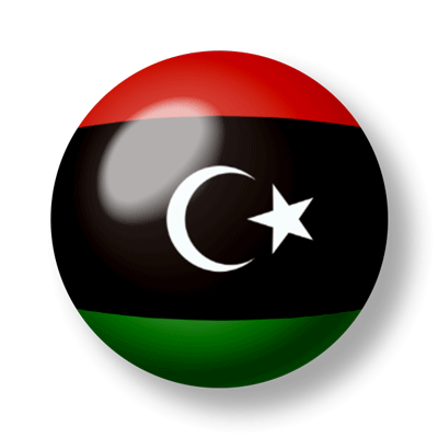 リビアの国旗-ビー玉
