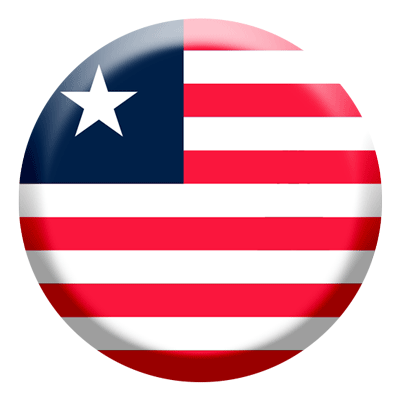 リベリア共和国の国旗-コイン