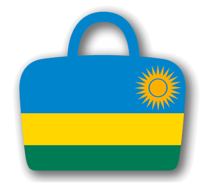 ルワンダ共和国の国旗-バッグ
