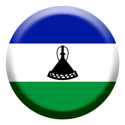 レソト王国の国旗-コイン