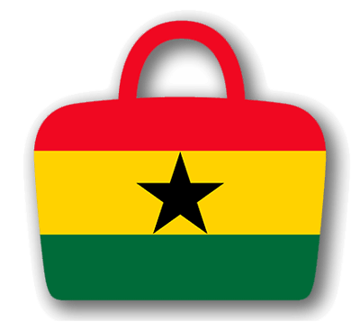 ガーナ共和国の国旗-バッグ