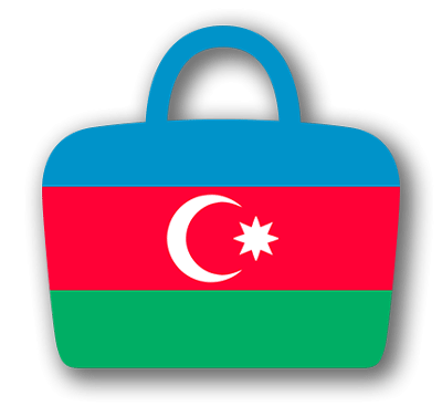 アゼルバイジャン共和国の国旗-バッグ