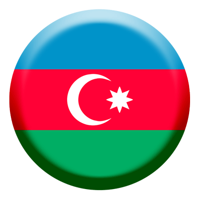 アゼルバイジャン共和国の国旗-コイン