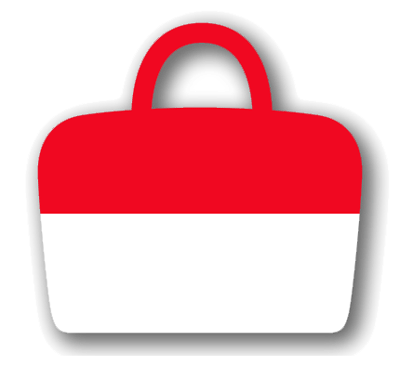 インドネシア共和国の国旗-バッグ