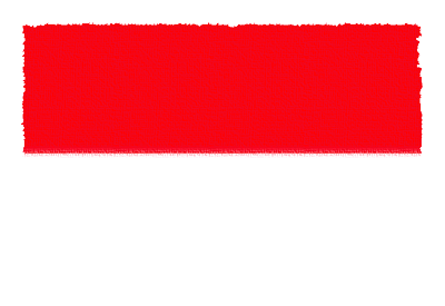 インドネシア共和国の国旗-パステル