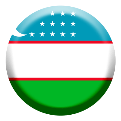 ウズベキスタン共和国の国旗-コイン