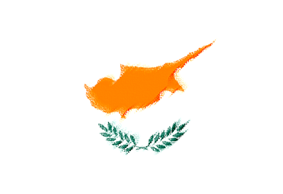 キプロス共和国の国旗-パステル