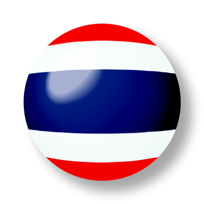 タイ王国の国旗-ビー玉