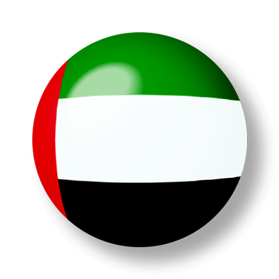 アラブ首長国連邦の国旗-ビー玉