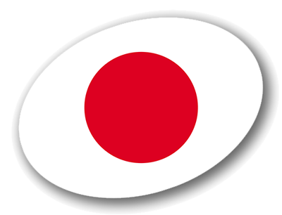 日本国の国旗-楕円