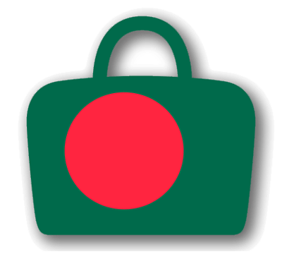 バングラデシュ人民共和国の国旗-バッグ