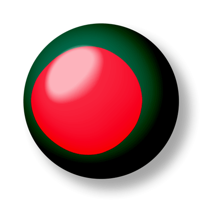 バングラデシュ人民共和国の国旗-ビー玉