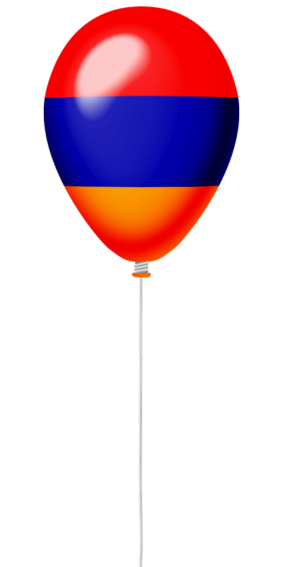 アルメニア共和国の国旗-風せん