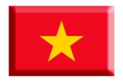 ベトナム社会主義共和国の国旗-板チョコ