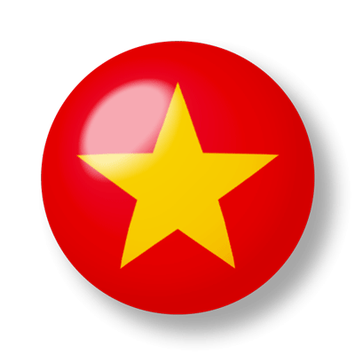 ベトナム社会主義共和国の国旗-ビー玉