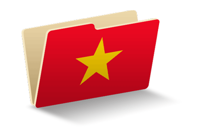 ベトナム社会主義共和国の国旗-フォルダ