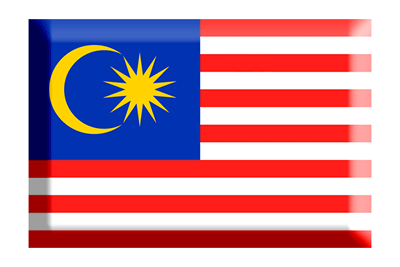マレーシアの国旗-板チョコ