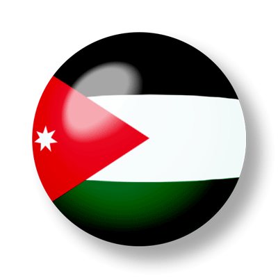 ヨルダン・ハシェミット王国の国旗-ビー玉