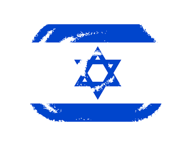 イスラエル国の国旗-クラヨン2