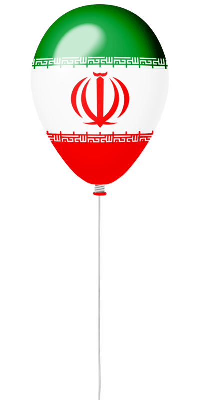 イラン・イスラム共和国の国旗-風せん