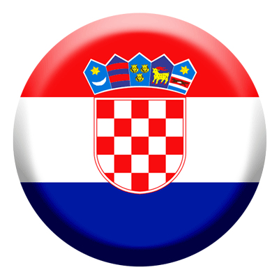クロアチア共和国の国旗-コイン