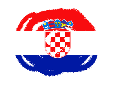 クロアチア共和国の国旗-クラヨン2