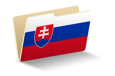 スロバキア共和国の国旗-フォルダ