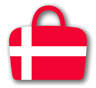 デンマーク王国の国旗-バッグ