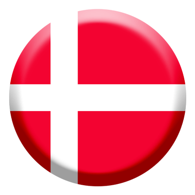 デンマーク王国の国旗-コイン