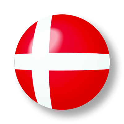 デンマーク王国の国旗-ビー玉