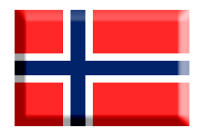 ノルウェー王国の国旗-板チョコ