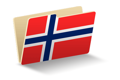 ノルウェー王国の国旗-フォルダ