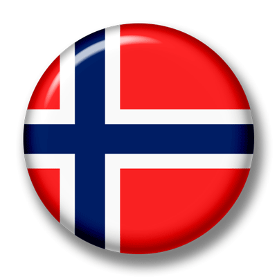 ノルウェー王国の国旗-缶バッジ