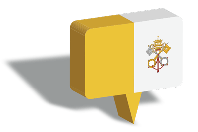 バチカン市国の国旗由来 意味 21種類のイラスト無料ダウンロード