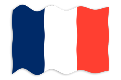 フランス共和国の国旗-波