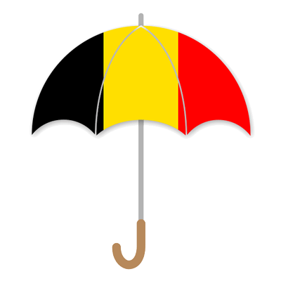 ベルギー王国の国旗-傘