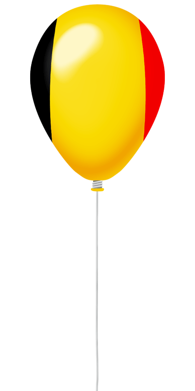 ベルギー王国の21種類のイラスト無料ダウンロード