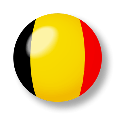 ベルギー王国の国旗-ビー玉